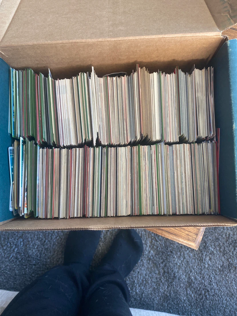 A bunch of Hockey Card