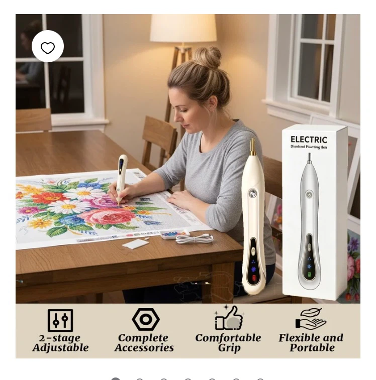 Electric Diamond Painting Pen with 2 Modes - photo 2