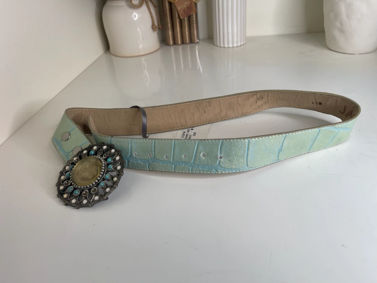 Janakos Filigree Belt - Size L
