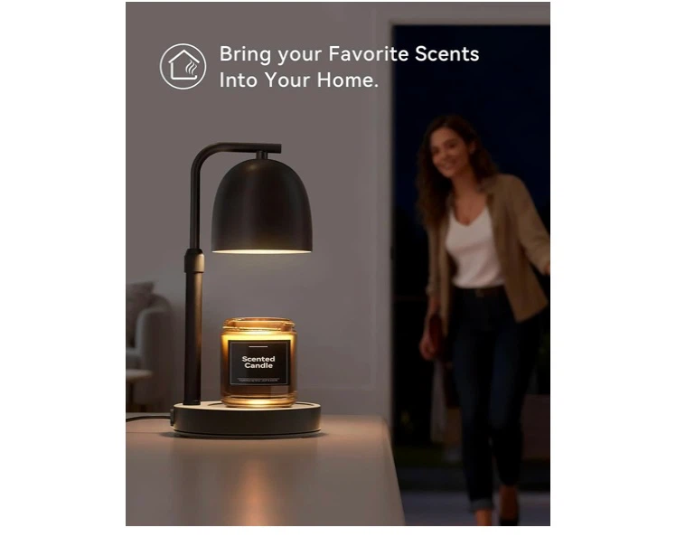 Candle Warmer Lamp with Glade Vanilla Caramel Twist Candle - photo 4