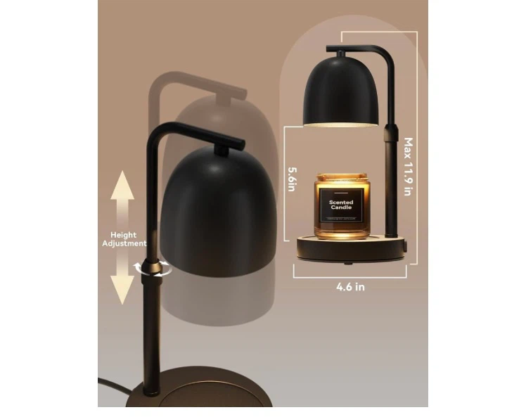 Candle Warmer Lamp with Glade Vanilla Caramel Twist Candle - photo 5