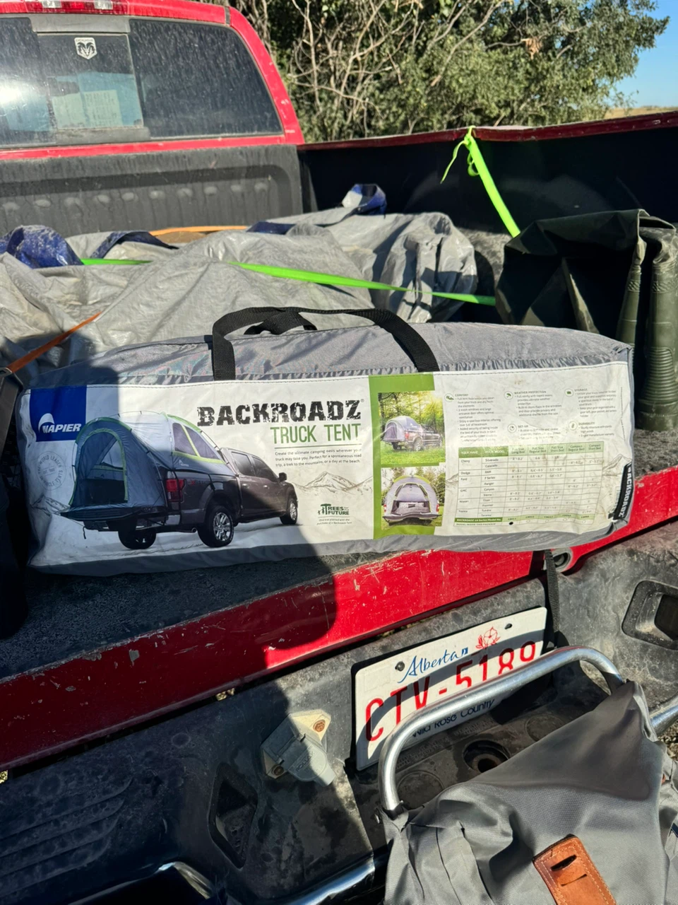 Tent for the back of the truck