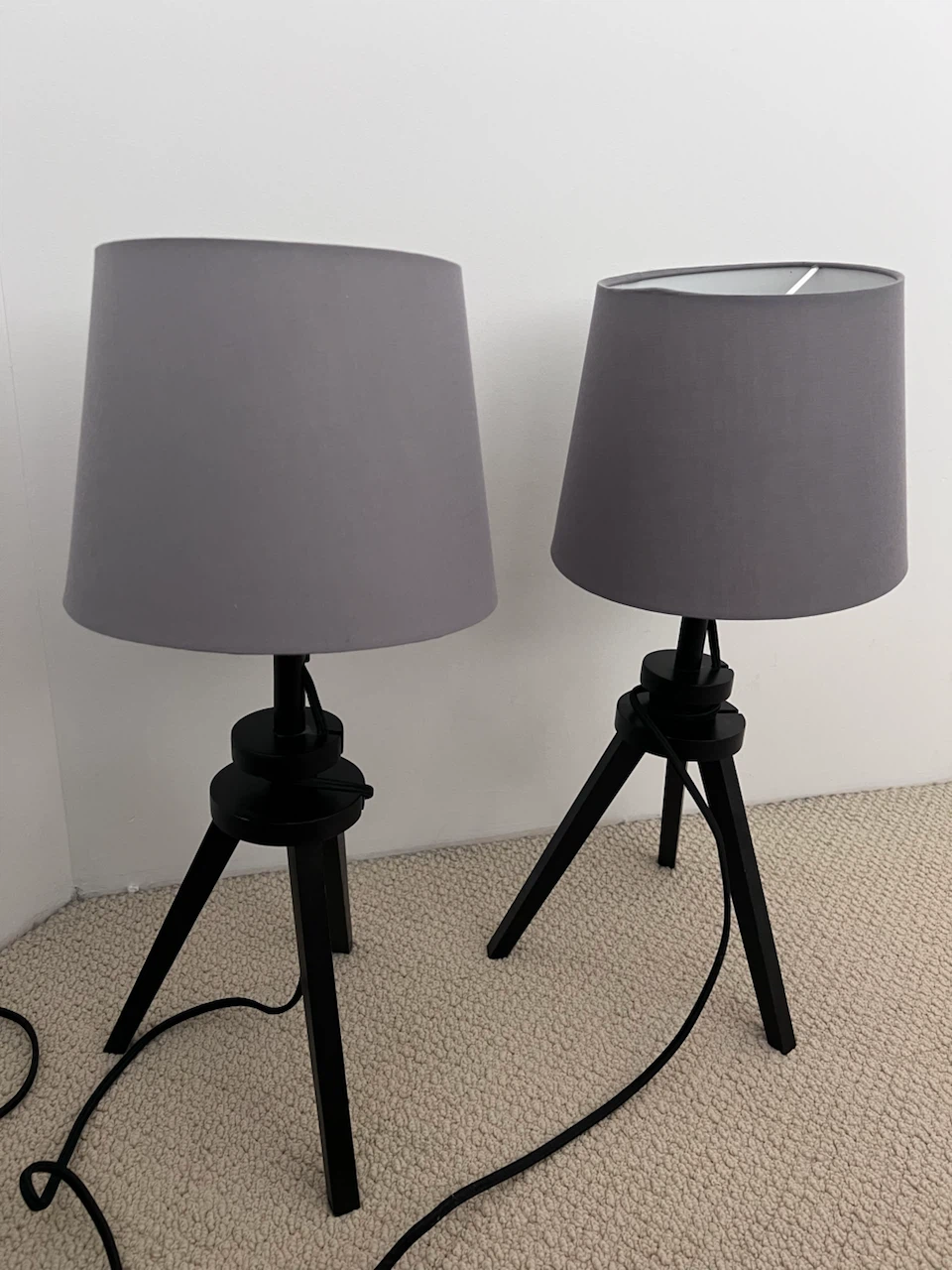 2 x IKEA Tripod Table Lamps, Set of 2