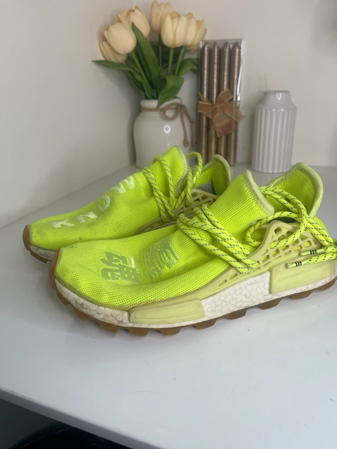 Adidas Pharrell Williams NMD Hu Neon Yellow