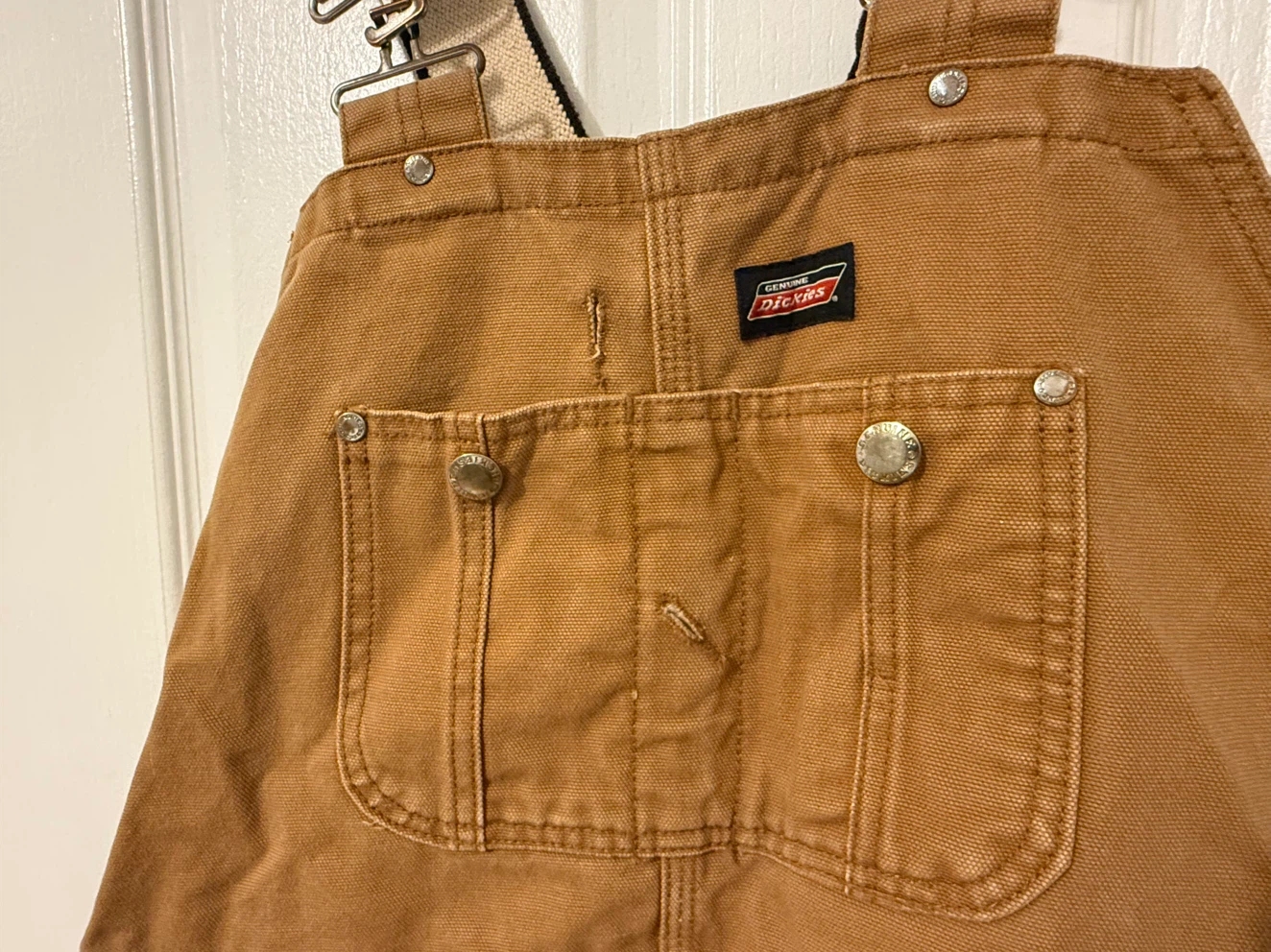 Dickies Brown Bib Work Overalls - photo 2