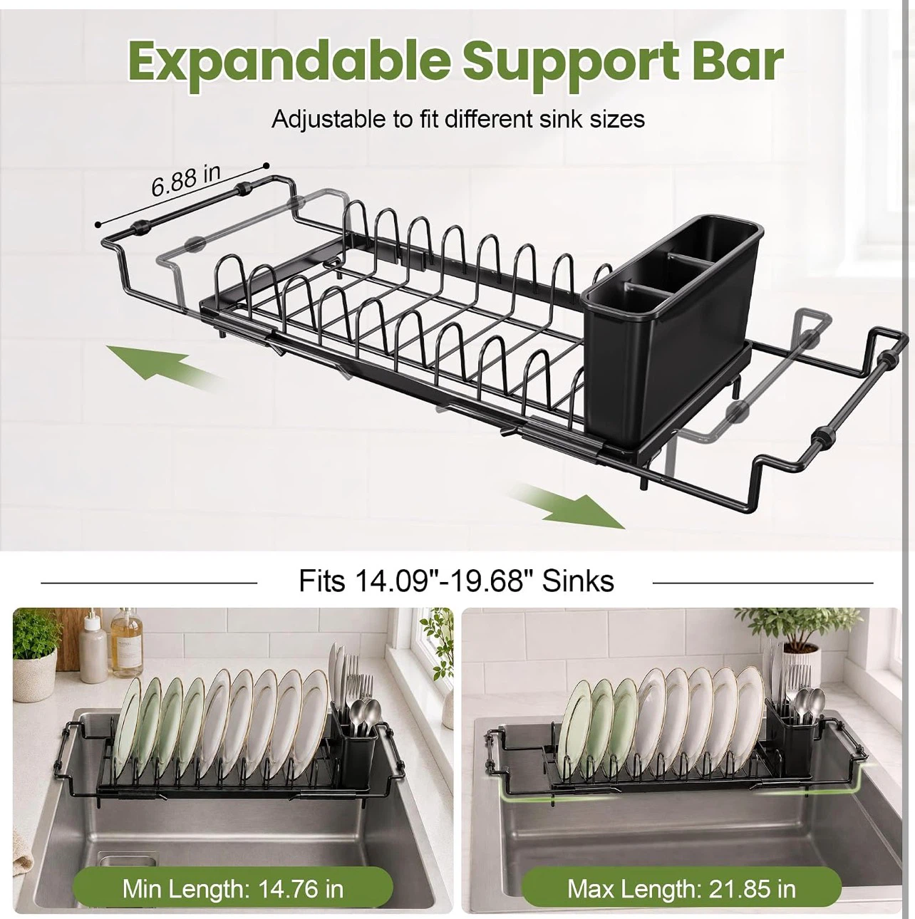 Expandable Dish Rack for Sink - photo 5