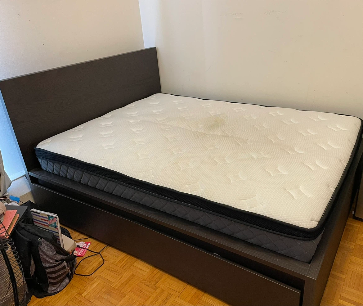 Double Size Bed Frame with Mattress