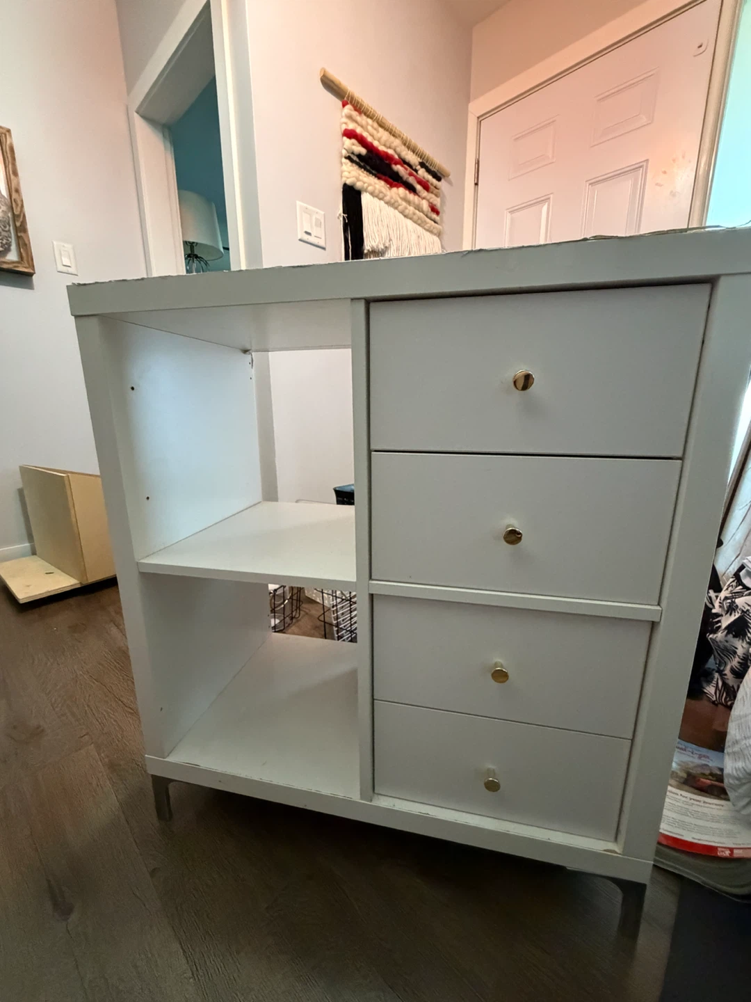 White storage unit - photo 2