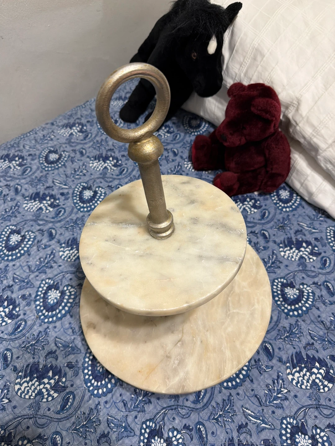 Marble dessert stand - photo 2