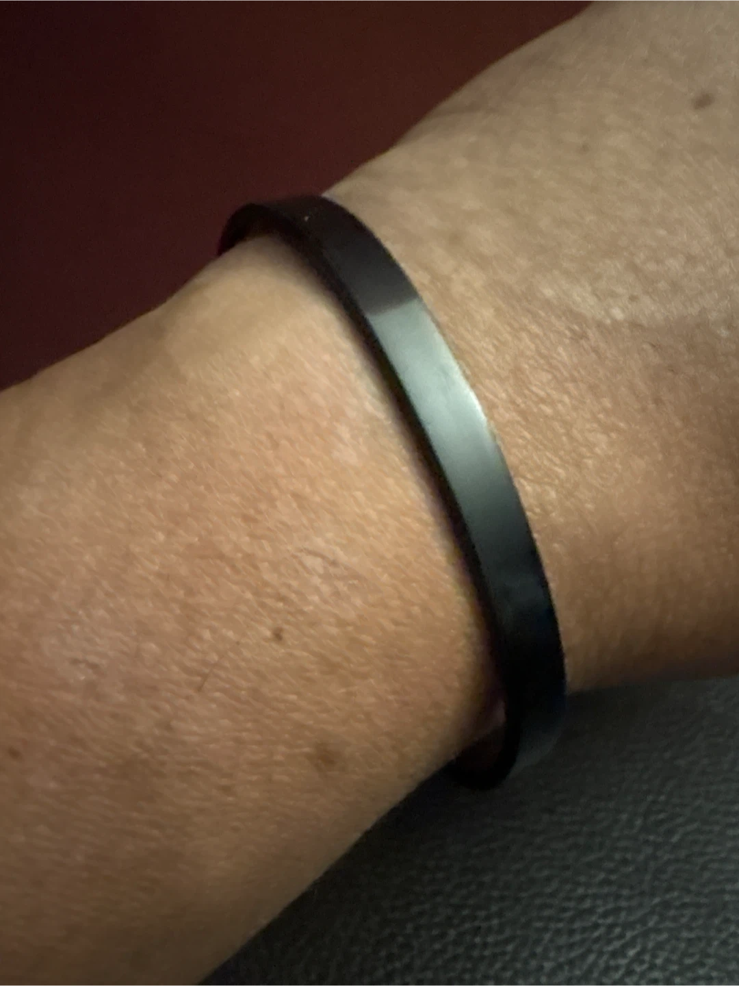 NEW  Authentic Kalm Black Bangle Bracelet - photo 2