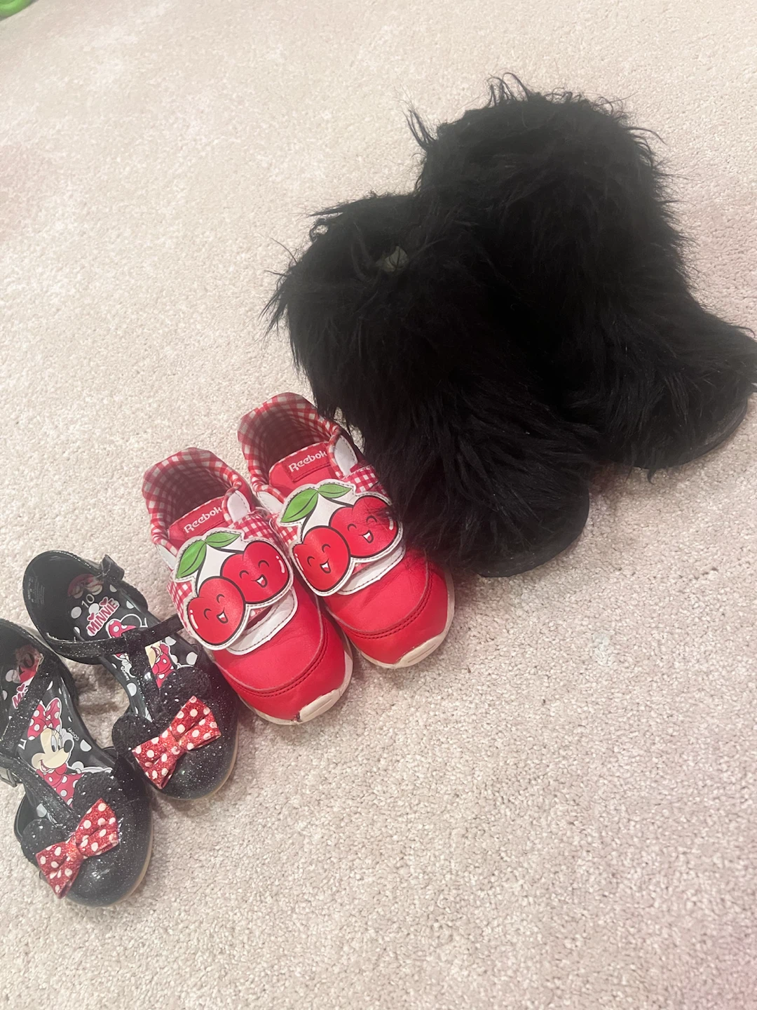 Toddler Shoes - Minnie Mouse & Reebok Cherry