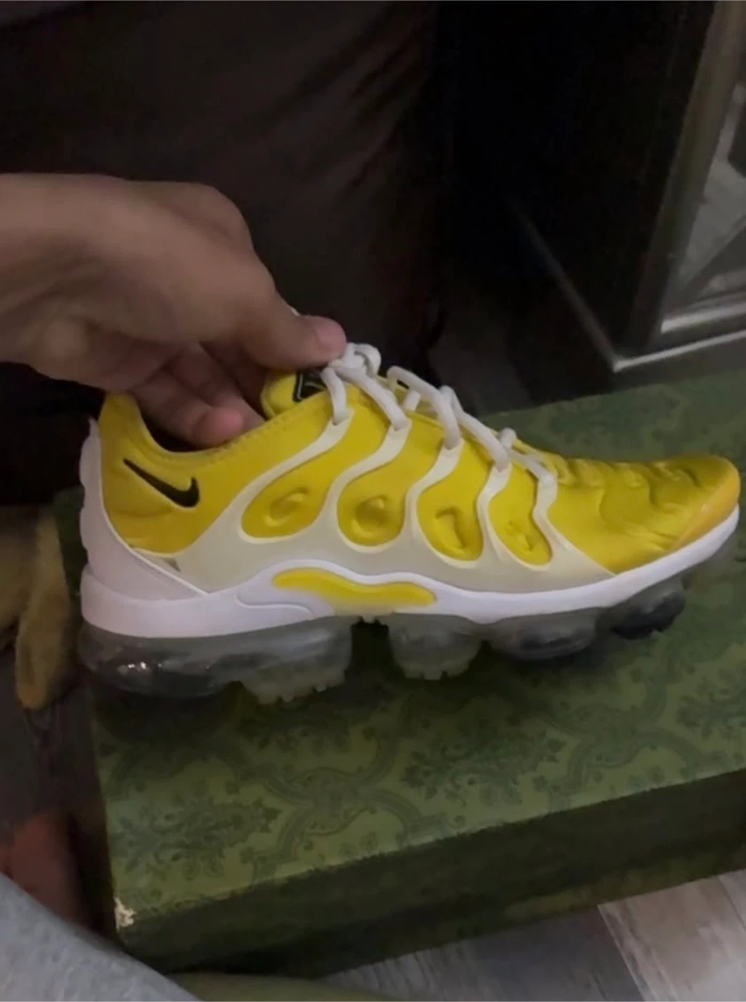 Nike Air VaporMax Plus Yellow Sneakers