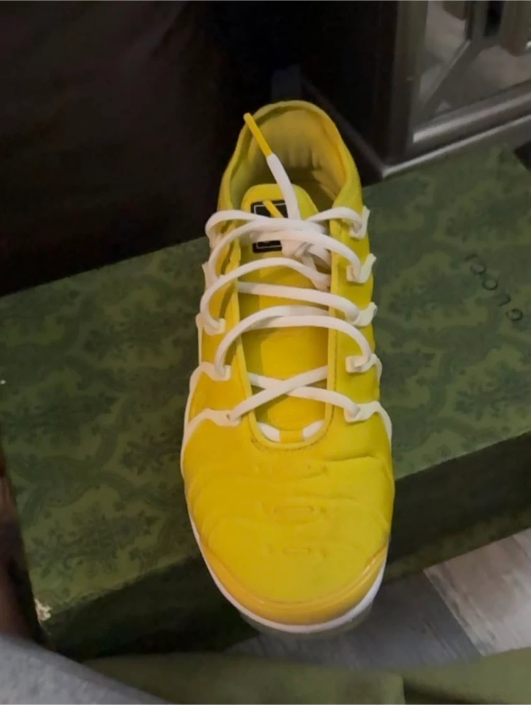 Nike Air VaporMax Plus Yellow Sneakers - photo 3