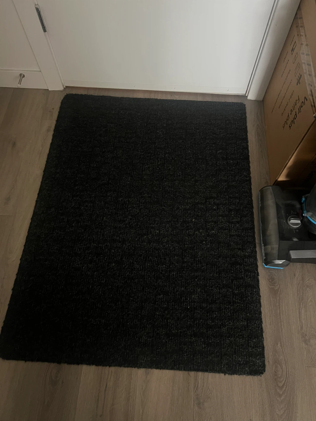 Black indoor area rug - photo 2