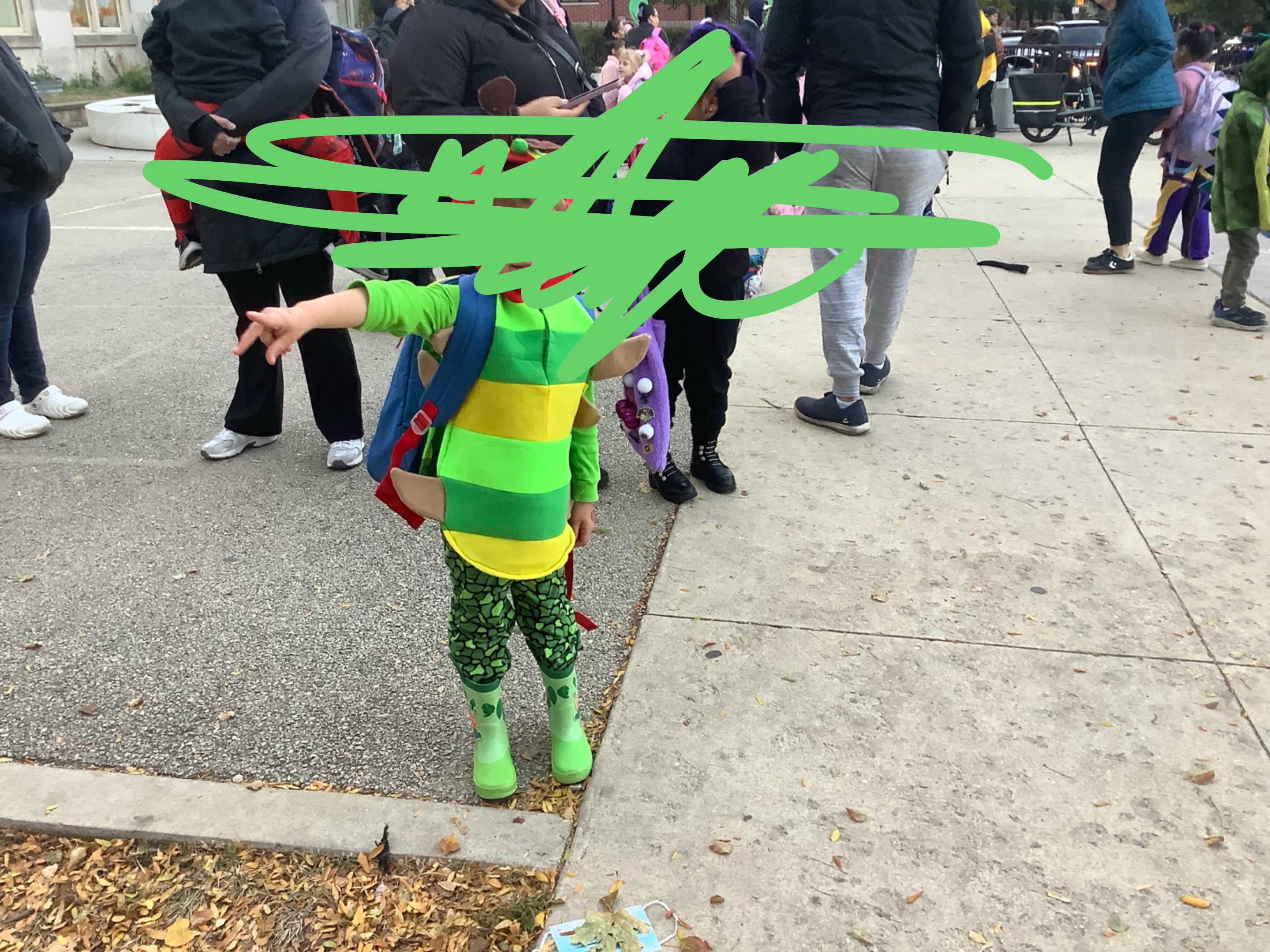 Child's for 3-5 years old Hungry Caterpillar Halloween Costume - photo 3