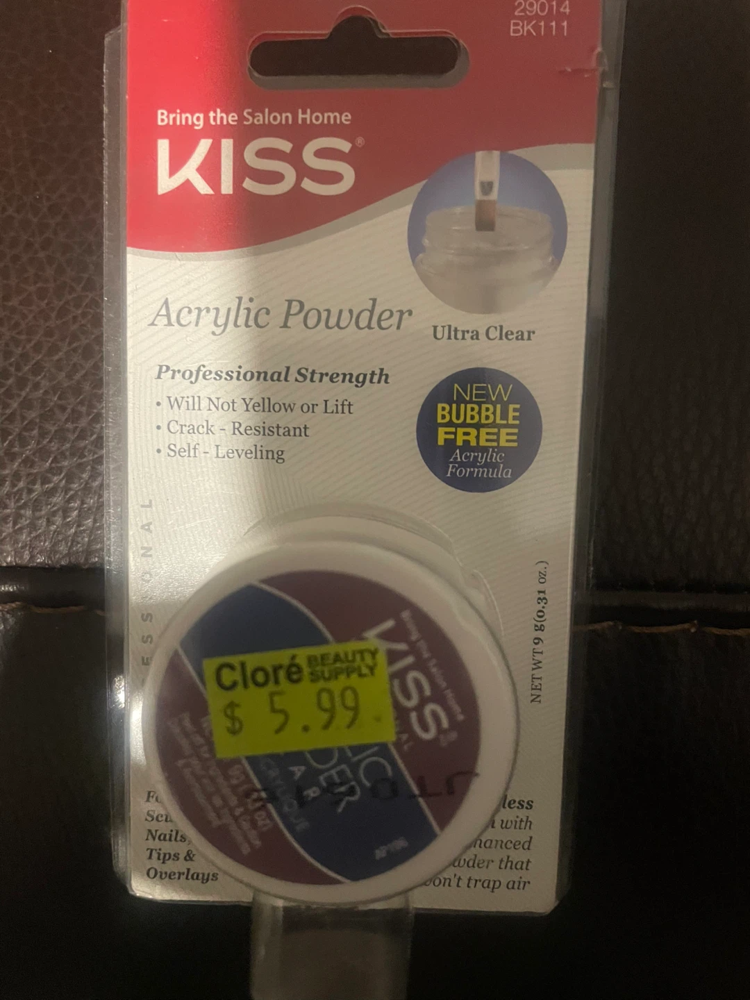 KISS Acrylic Powder Ultra Clear