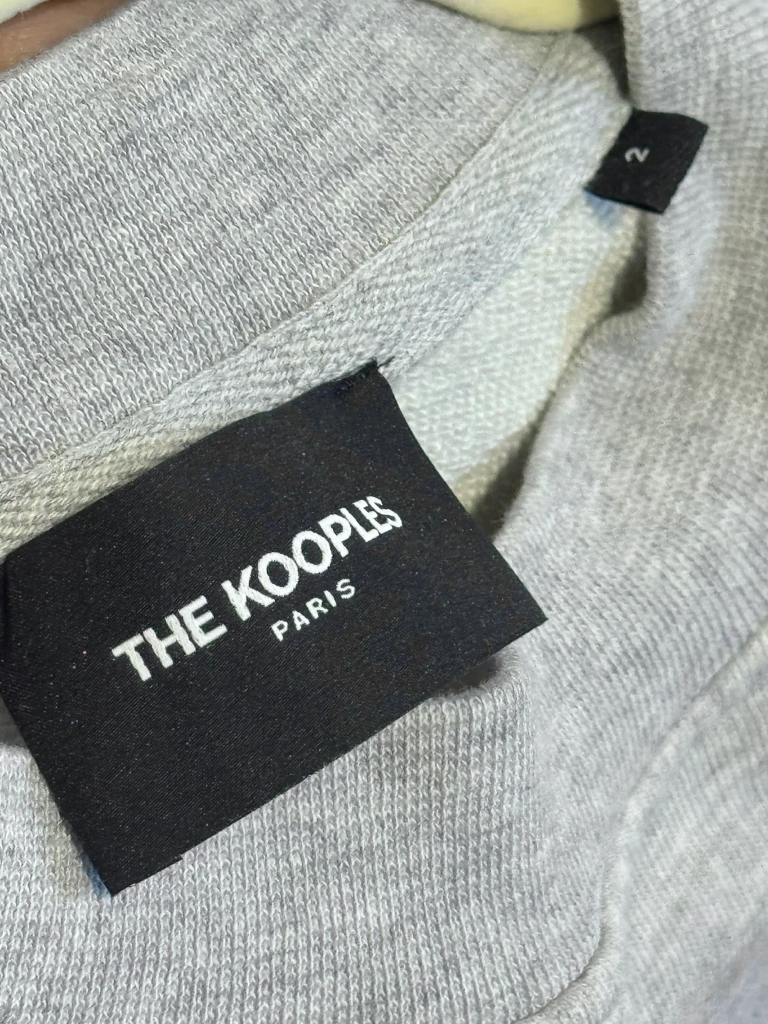 The Kooples Grey Embroidered Sweatshirt - photo 3