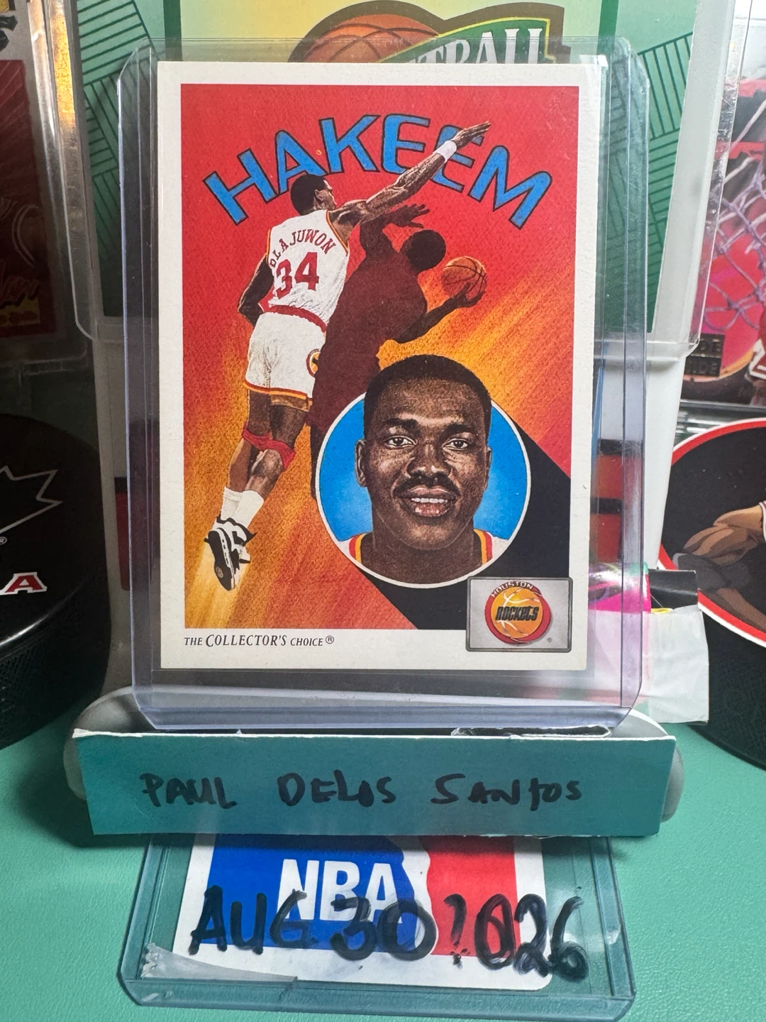 1991 Upper Deck Hakeem Olajuwon Houston Rockets Card