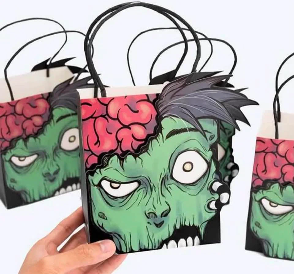8pcs Halloween Zombie gift/candy bags, new