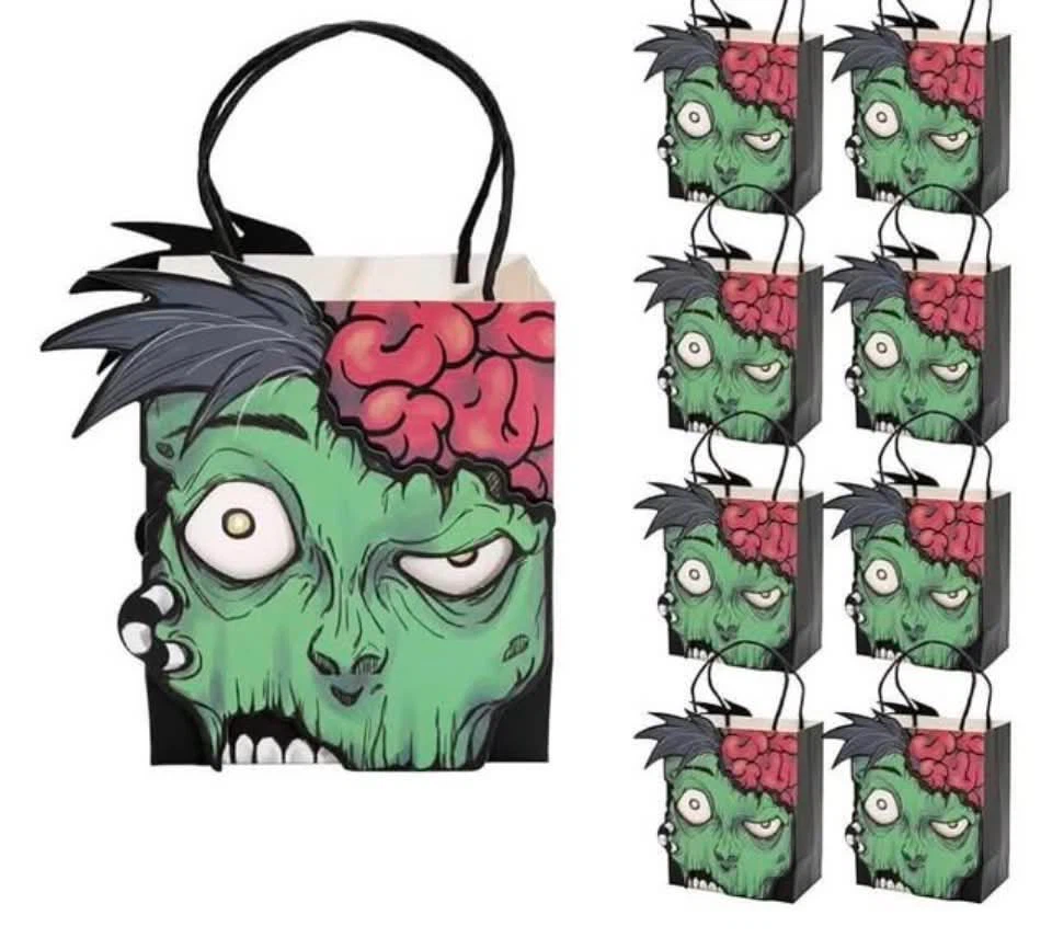 8pcs Halloween Zombie gift/candy bags, new - photo 3