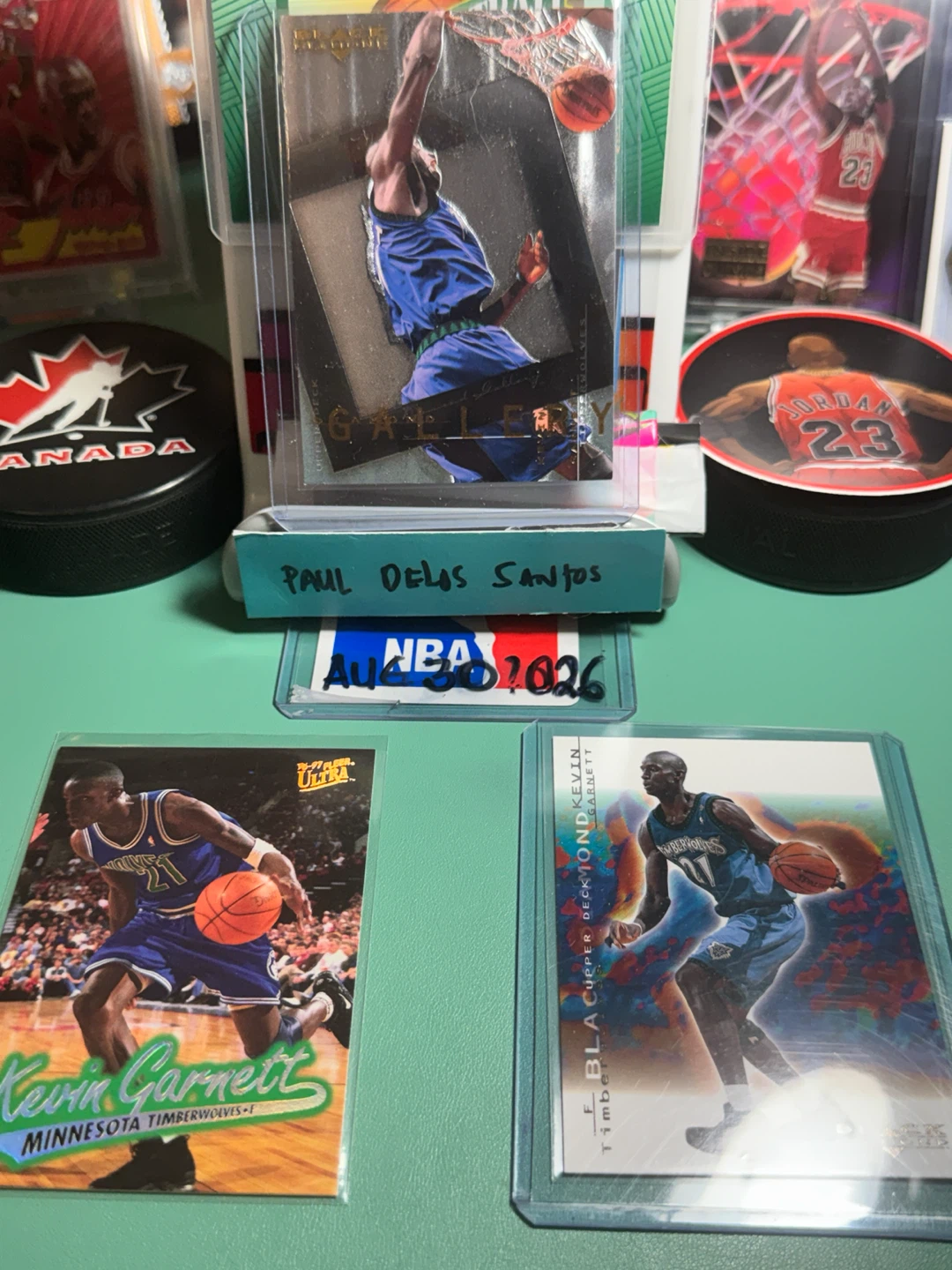 Lot of 3 Kevin Garnett NBA Trading Cards