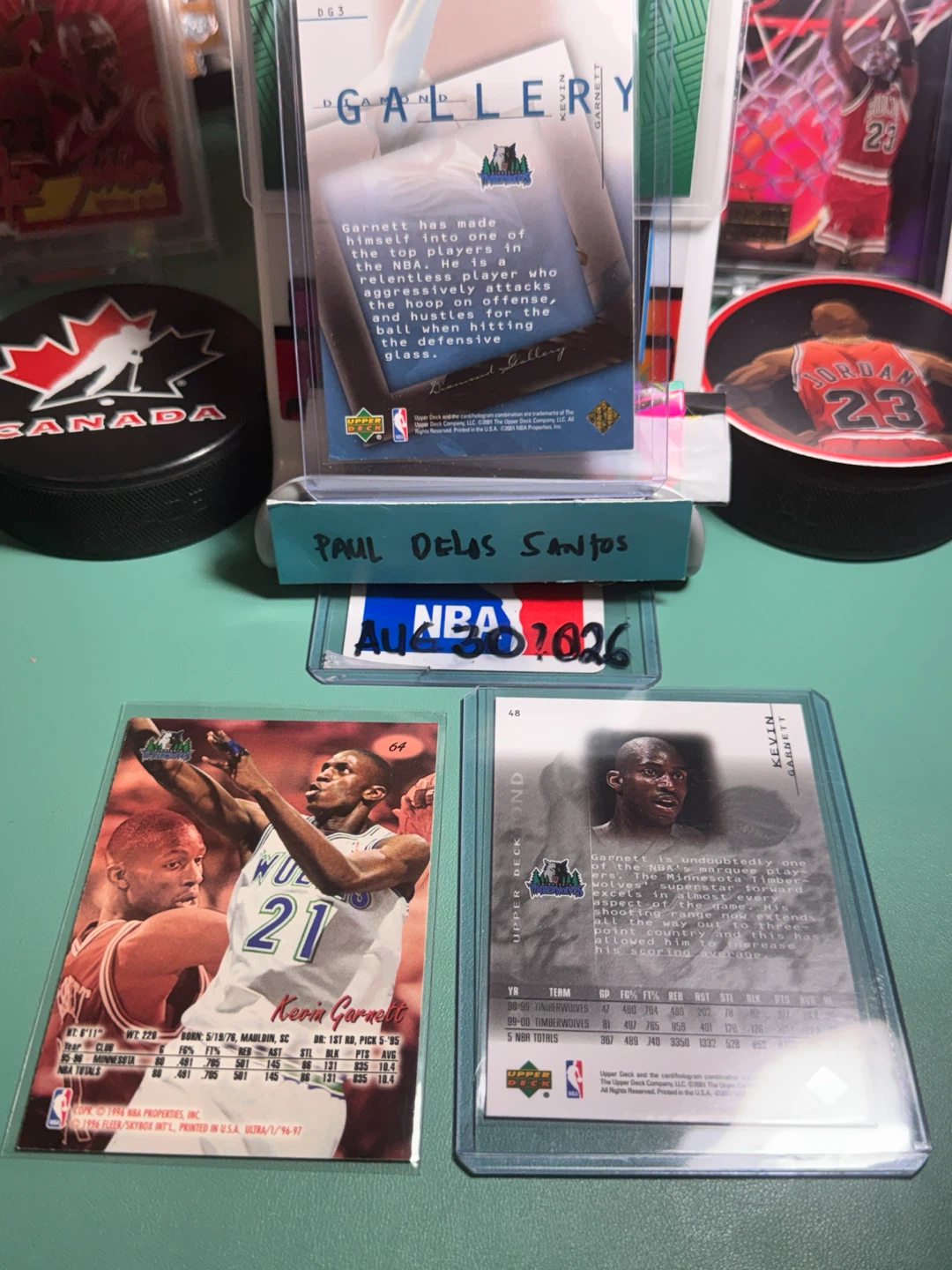 Lot of 3 Kevin Garnett NBA Trading Cards - photo 5