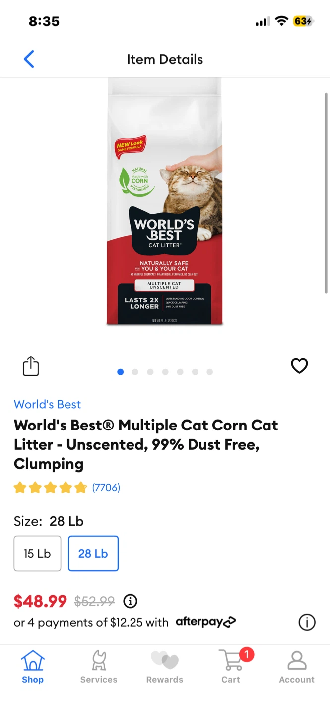 27.3lbs Worlds Best Cat Litter - photo 4