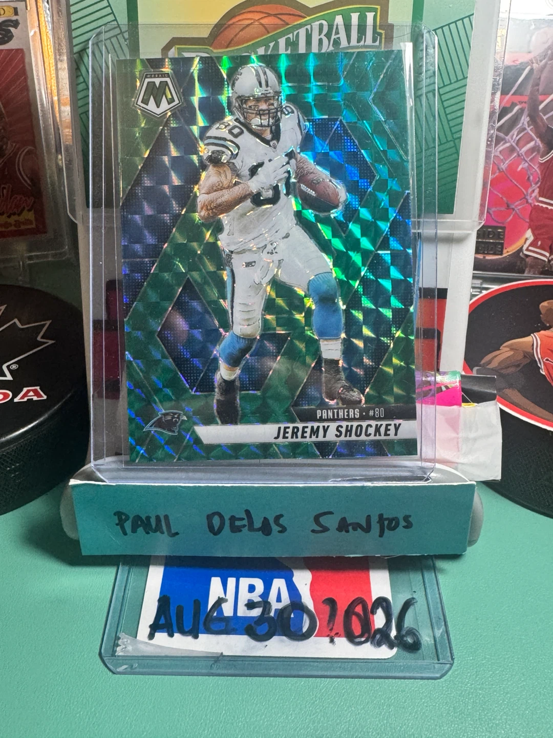 2025 Panini Mosaic Jeremy Shockey Card - photo 2
