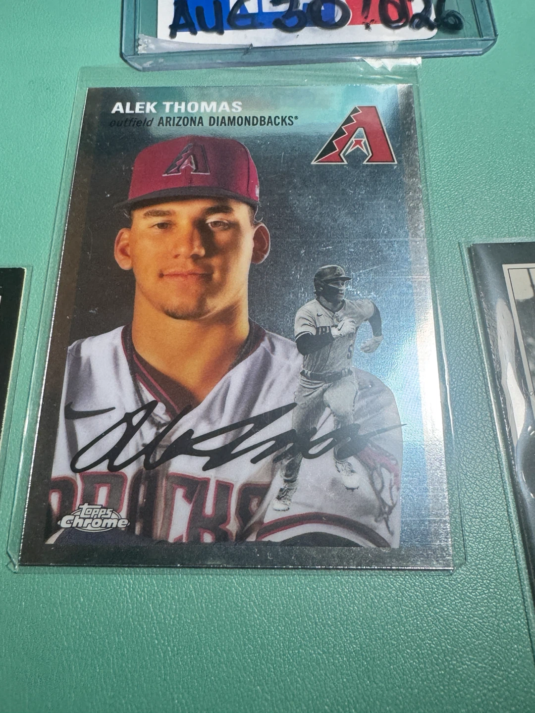 Set of 3 Baseball Cards: Alek Thomas, Gabby Hartnett, Gene Moore - photo 2