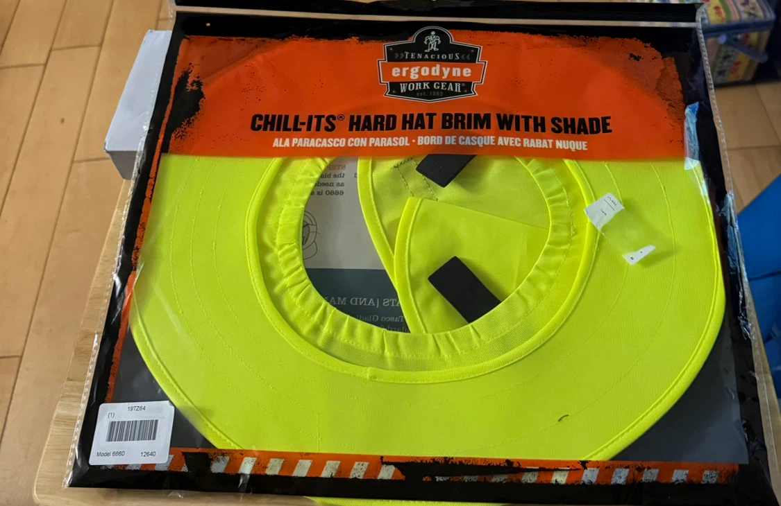 Ergodyne Chill-Its Hard Hat Brim with Shade