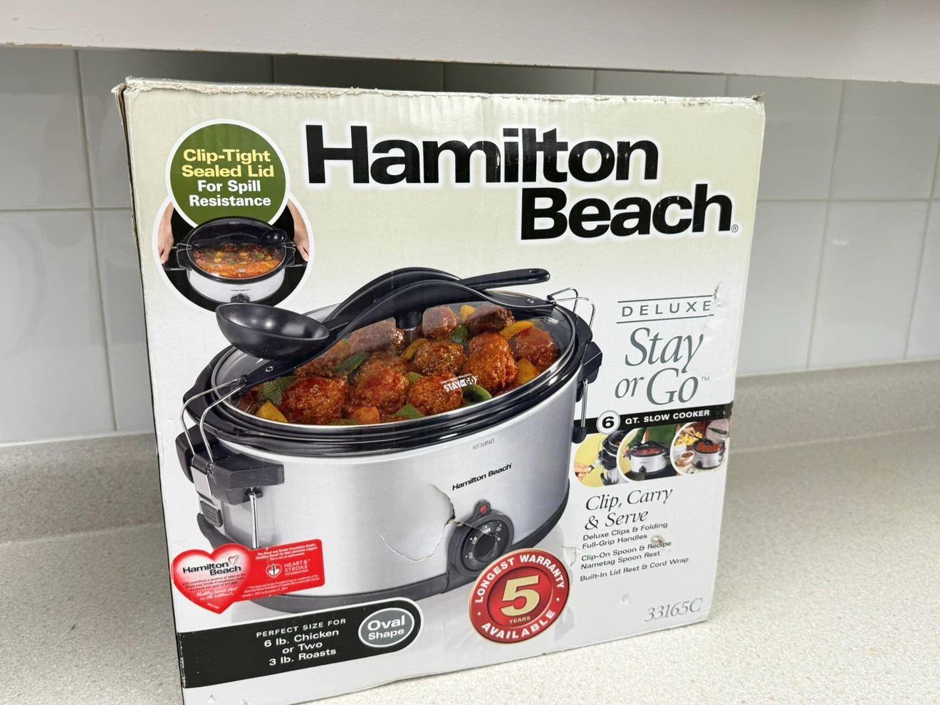 Hamilton Beach Stay or Go 6 Quart Slow Cooker