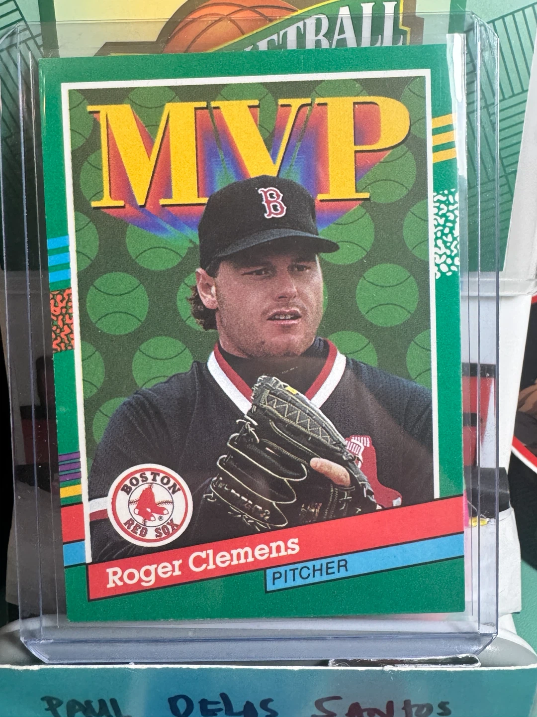 1990 Leaf Roger Clemens Baseball Card