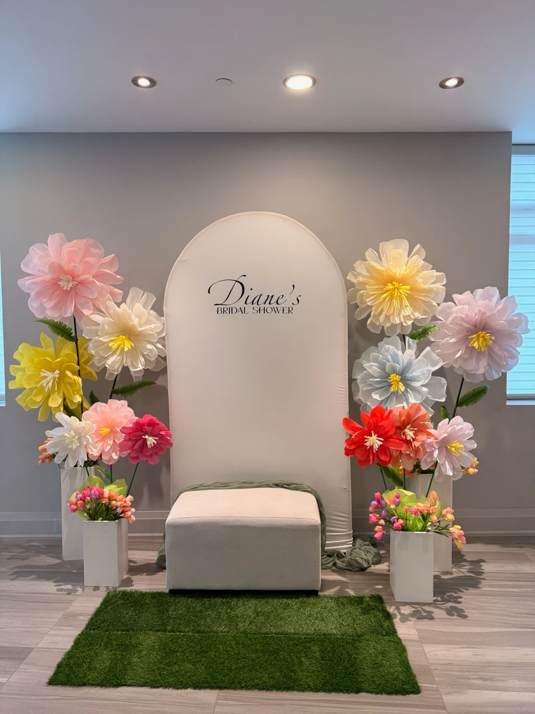 Floral back drop - photo 2