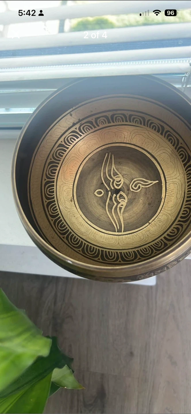Handcrafted Tibetan Singing Bowl - photo 2