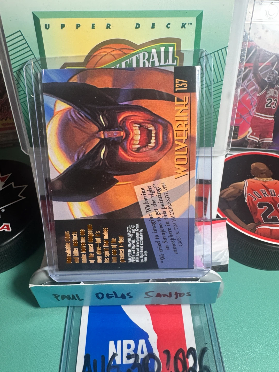 1994 Marvel Masterpieces Wolverine Card - photo 3