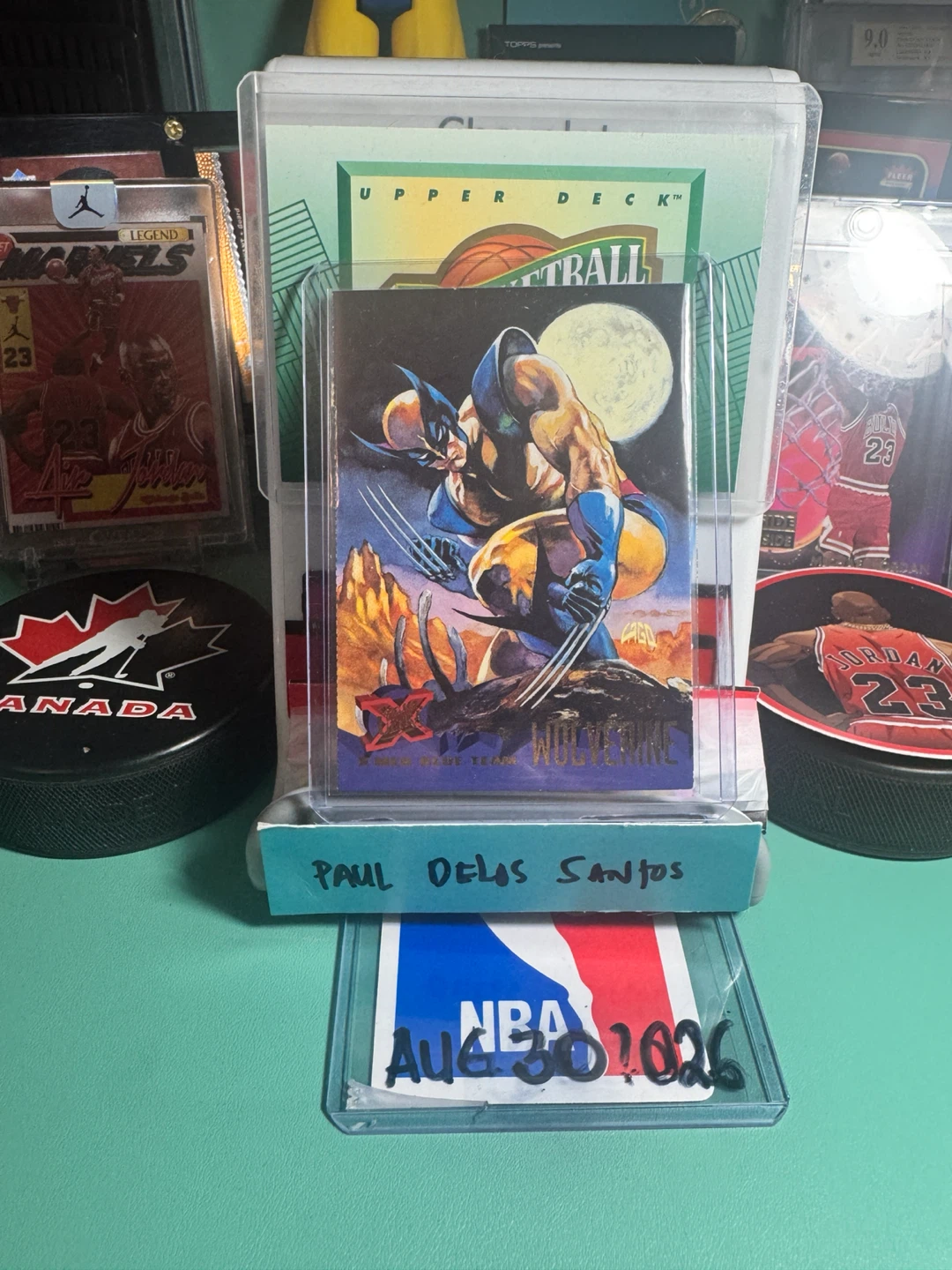 1994 Marvel X-Men Blue Team Wolverine Card - photo 2