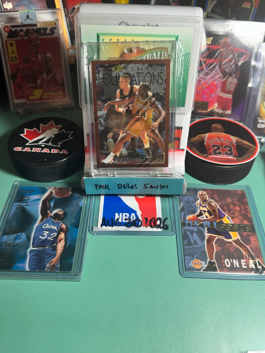 Set of 3 Shaquille O'Neal Basketball Cards