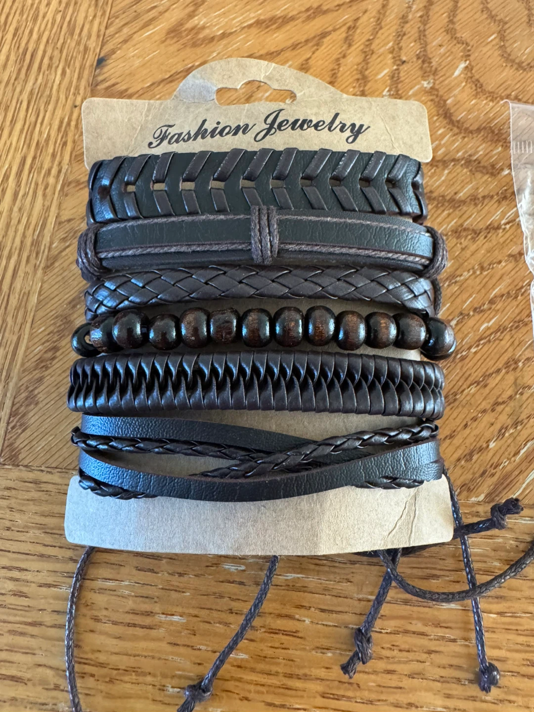 Set of 6 Leather Bracelets