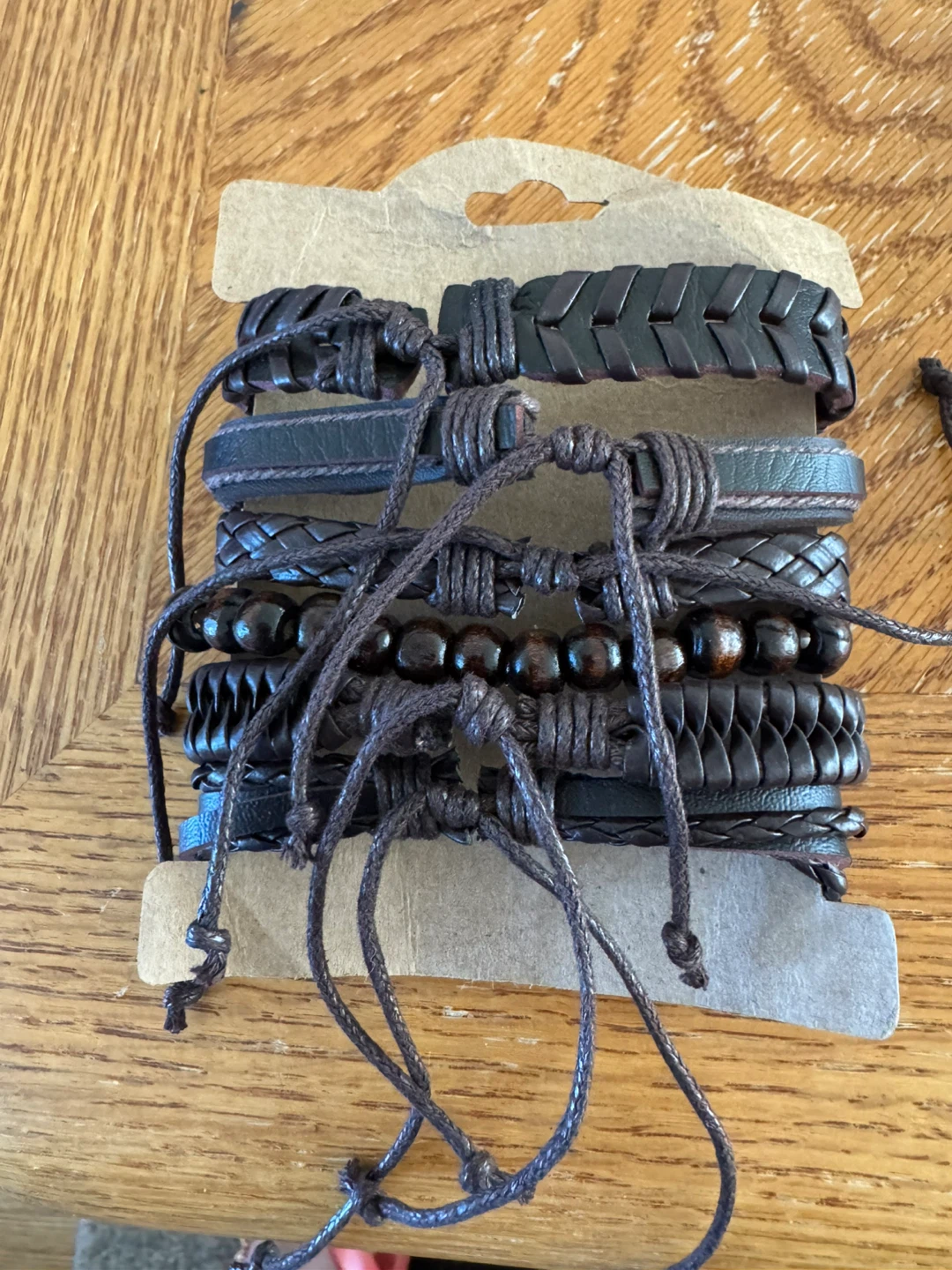 Set of 6 Leather Bracelets - photo 2