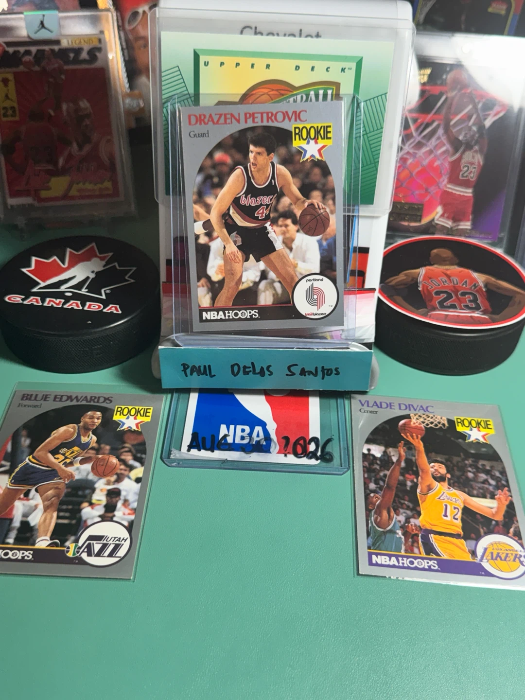 Set of 3 NBA Hoops Rookie Basketball Cards