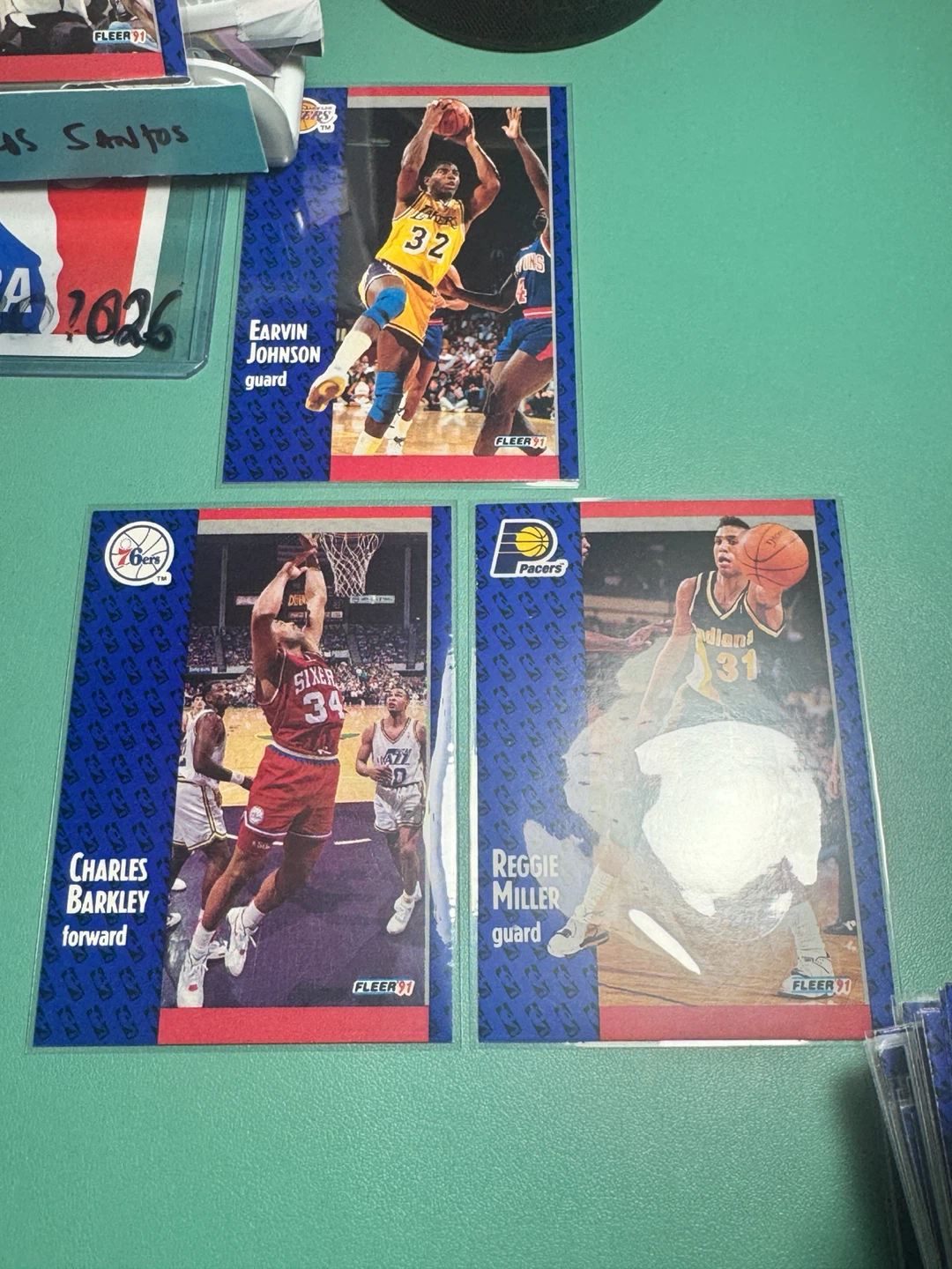 7 Fleer 1991 NBA Basketball Cards - photo 3