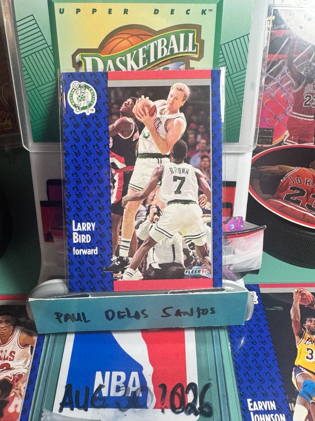 7 Fleer 1991 NBA Basketball Cards - photo 4