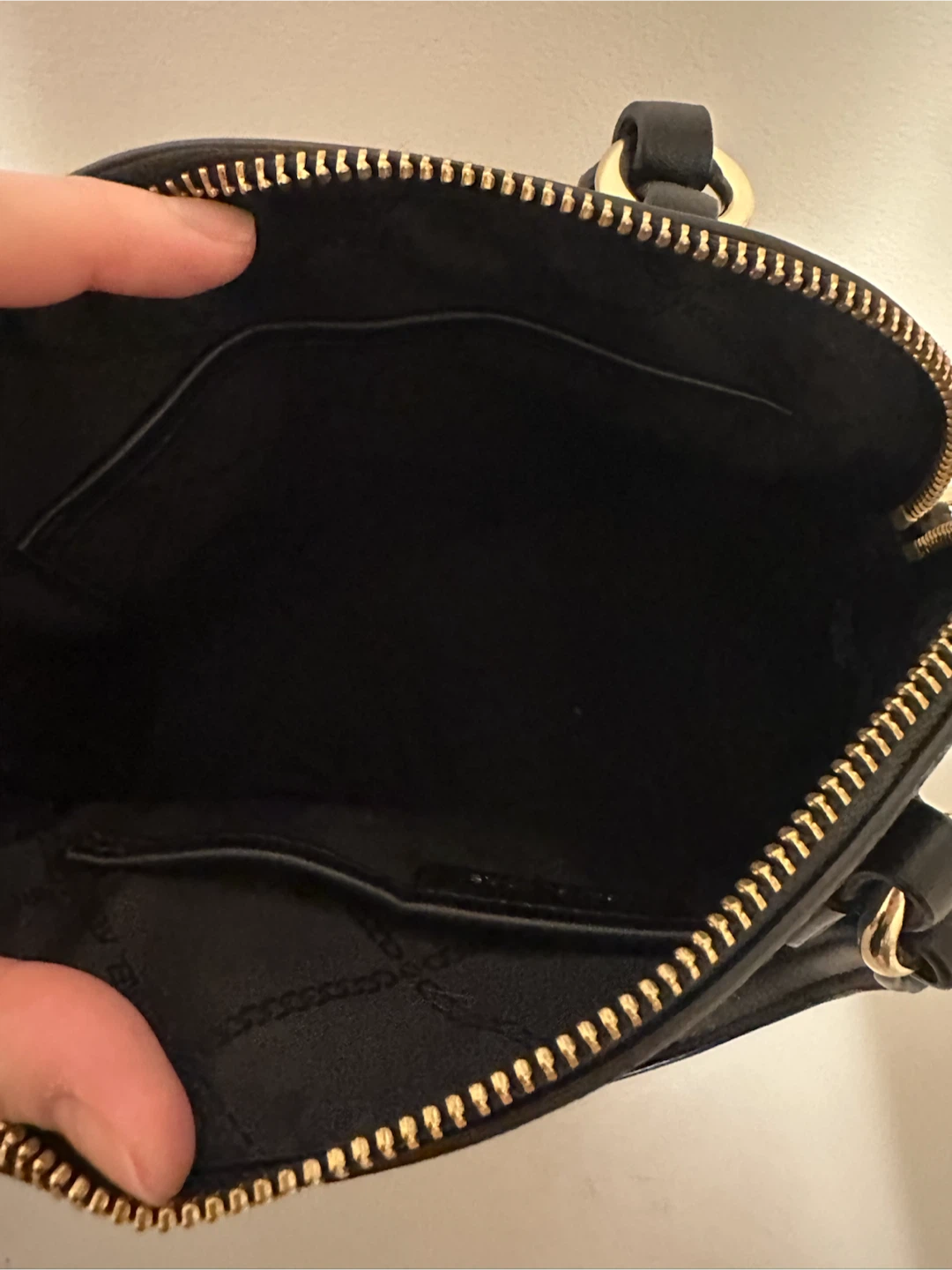Michael Kors Black Leather Dome Satchel Crossbody Bag - photo 5