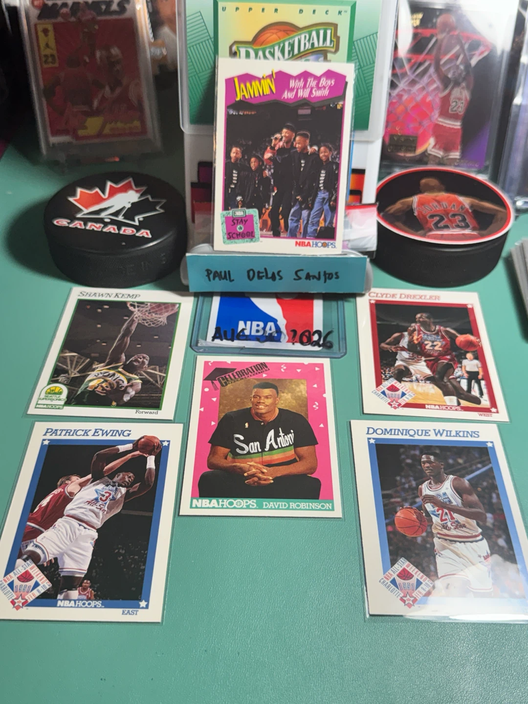 Vintage 1991 NBA Hoops Trading Cards Set