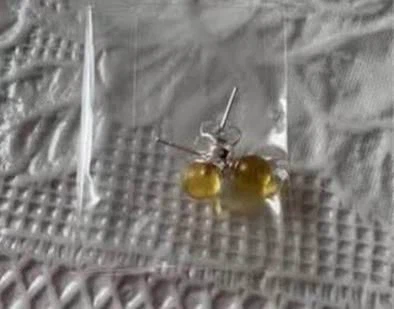 Amber earrings & Amber necklace (New) (Both together for $10) - photo 5