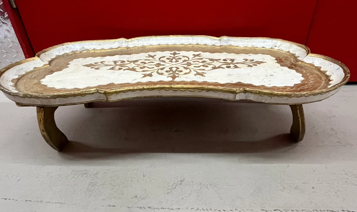 Decorative Serving/Bed Tray with Gold Accents - photo 2