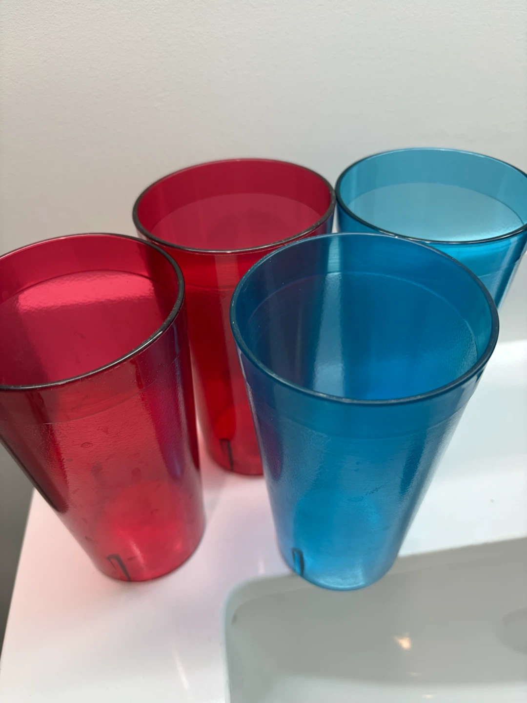 Plastic cups