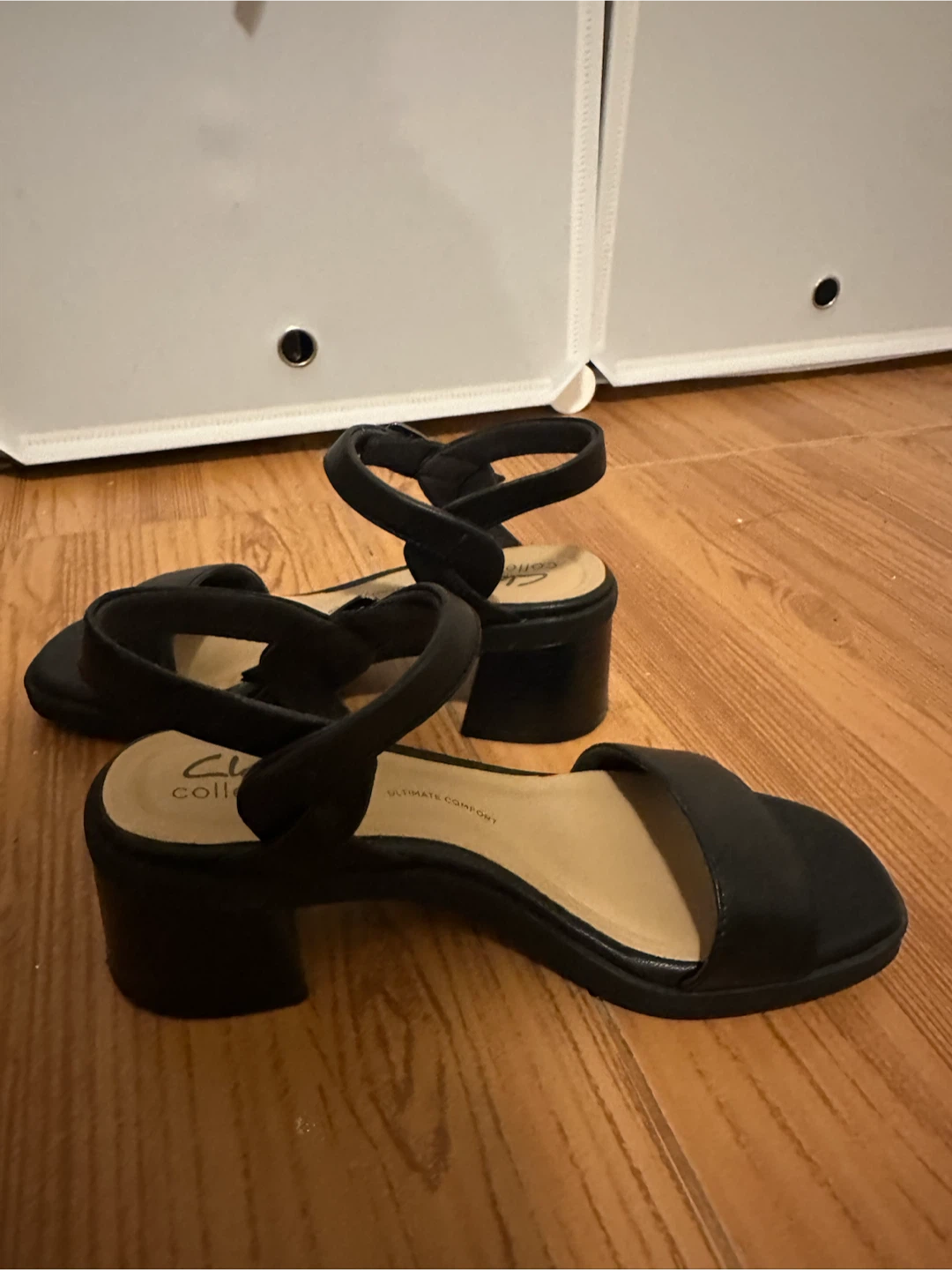 Clarks Collection Black Strappy Block Heel Sandals - photo 5