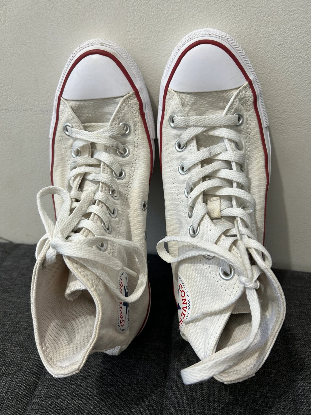 White Converse All Star High-Top Sneakers - photo 2