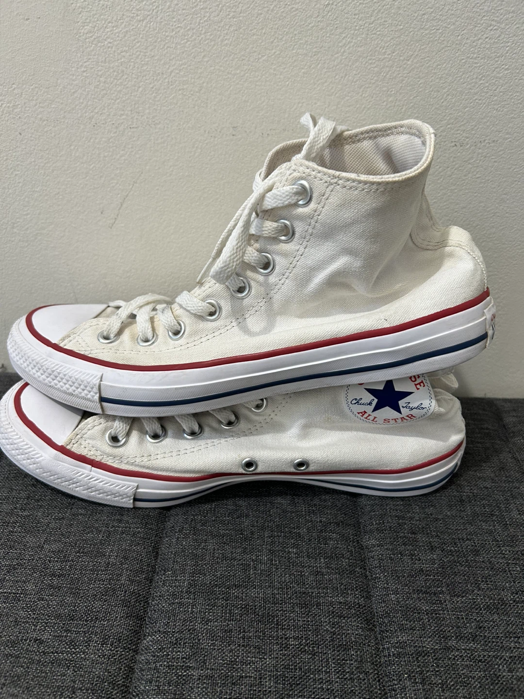 White Converse All Star High-Top Sneakers - photo 3